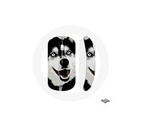 Souris Sans Fil Husky de Sibérie Yeux Bleus
