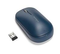 Souris sans fil Kensington - SureTrack Dual souris Ambidextre sans fil, Souris mince pour ordinateur portable, bureau ou domicile, fonctionne avec Chrome, Mac, Windows et Android - Bleue (K75350WW)