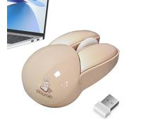 Souris sans fil lapin | Pointeur de lapin silencieux | Contrôleur de conception animale avec batterie 2,4 G | Dispositif d'entrée de jeu compact pour jeux de bureau avec PC portable