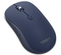 Lenovo Souris Yoga Bluetooth sans fil silencieuse ergonomique ambidextre 6 boutons Bleu Cosmique