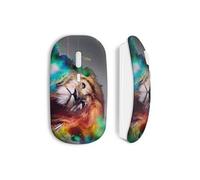 Souris sans Fil lion abstract ()