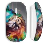 Souris sans Fil lion abstract