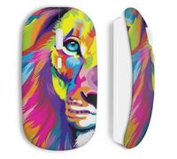 Souris sans Fil lion colorful