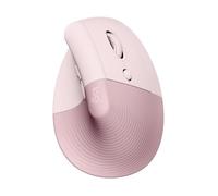 Souris - Sans Fil - Logitech - Lift Ergonomique Verticale - Rose - Droitier