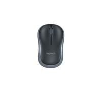 Souris sans fil Logitech M185 Office 3 boutons 1000 DPI Design ambidextre - Noir
