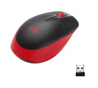 Logitech Souris sans fil M190 de taille standard Optique 1000 dpi 3 boutons Rouge