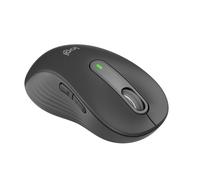 Logitech Signature M650 L Left Souris sans Fil, pour Mains Larges, Clics Silencieux, Boutons de Côtés Programmables, Bluetooth, Multi Appareils Compatible - Gris