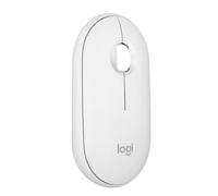 Souris - Sans fil - Logitech - Pebble Mouse 2 M350s - Blanche