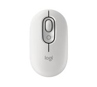 Souris sans fil Logitech POP 1000 dpi - 4 boutons - Multi-appareils - Blanc cass