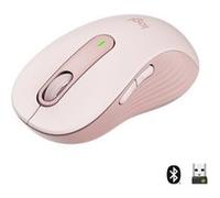 Souris Sans Fil Logitech Signature M650 L - Grande Taille Silencieuse, Bluetooth, Boutons Programmables - Rose