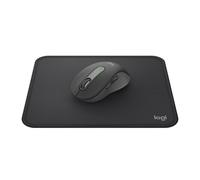 Souris sans fil Logitech Signature M650 Graphite + tapis souris tissu Noir