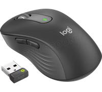 Logitech Signature M650 L pour les entreprises - Souris - pour droitiers - 5 boutons - sans fil - 2.4 GHz, Bluetooth - récepteur USB Logitech Logi Bolt - graphite