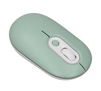 Souris sans Fil Lumineuse Portable avec Silencieux, 800/1200/1600 DPI, pour Ordinateur Portable, avec Récepteur (Green)