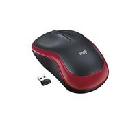 Souris LOGITECH - sans fil optique - M185 Rouge