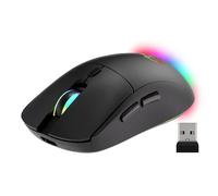 media-tech Souris sans Fil Bluetooth RF MT1124 | Silencieuse, Rechargeable Via USB-C, 3200 dpi, Rechargeable, Ergonomique