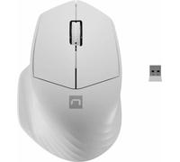 Souris sans fil Natec Siskin 2 optique 1600 DPI BT 5.0 + 2.4 GHz avec clic silencieux blanc