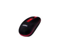 Souris sans-fil - Nilox - NXMOWI2002 - 1000 DPI - Noir/Rouge - 4 boutons