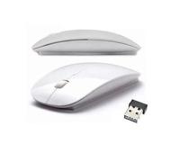 Souris sans fil - Non spécifié - Ultra fine - Ergonomique - 500/1000 dpi - Blanc