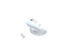 Souris Sans Fil - - Omega - Bluetooth Et Récepteur 2,4Ghz - Blanc - Clics Silencieux - Précision Réglable
