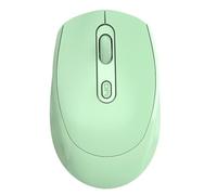 Souris sans Fil Optique 2,4 GHz Bluetooth Dual Mode Haute précision 1600dpi Conception Ergonomique Souris d'ordinateur USB pour PC Office Home Abs Black 63x35x101mm (Vert)