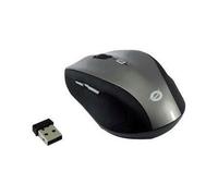 Conceptronic Lounge Collection CLLM5BTRVWL Travel - Souris - droitiers et gauchers - optique - 5 boutons - sans fil - 2.4 GHz - récepteur sans fil USB - noir/gris G