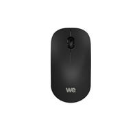 Souris sans Fil Optique WE - Nano Dongle USB - Connexion 2.4 GHz - 1200 DPI, touché Doux,Pile AA Incluse, Couleur Noire