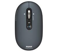 PORT Connect PURE COLOR - Souris - rechargeable - droitiers et gauchers - optique - 5 boutons - sans fil - Bluetooth - ombre