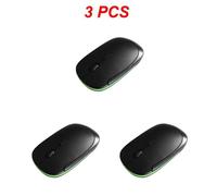 Souris sans fil portable mince pour ordinateur portable,mouvement libre,utilisation à la maison ou au bureau,2.4ghz,1600dpi,10m,1 à 5 pièces - Type Style B 3pcs