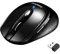 Souris sans Fil Portable Souris USB sans Fil Silencieuse Souris d`Ordinateur Optique,4 Boutons,1600DPI avec 3 Niveaux Réglables pour Windows/Mac/Macbook Pro/HP/Acer.[G28]