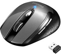 Souris sans Fil Portable Souris USB sans Fil Silencieuse Souris d¿Ordinateur Optique, 4 Boutons, 1600DPI avec 3 Niveaux Réglables pour Windows/Mac/Macbook Pro/HP/Acer