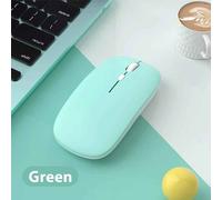 Souris sans fil pour Apple,Xiaomi,Samsung,Lenovo,tablette,ordinateur portable,Bluetooth,ISub PC,ordinateur portable,USB,jeu,souris silencieuse - Type Green