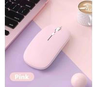 Souris sans fil pour Apple,Xiaomi,Samsung,Lenovo,tablette,ordinateur portable,Bluetooth,ISub PC,ordinateur portable,USB,jeu,souris silencieuse - Type Pink