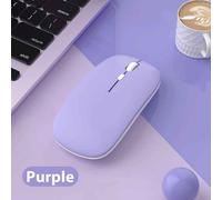 Souris sans fil pour Apple,Xiaomi,Samsung,Lenovo,tablette,ordinateur portable,Bluetooth,ISub PC,ordinateur portable,USB,jeu,souris silencieuse - Type Purple