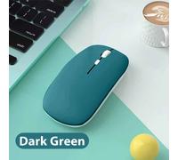 Souris sans fil pour Apple,Xiaomi,Samsung,Lenovo,tablette,ordinateur portable,Bluetooth,ISub PC,ordinateur portable,USB,jeu,souris silencieuse - Type Dark Green