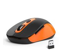 Souris sans fil pour ordinateur portable, PC, Chromebook, Mac, MacBook, souris silencieuse avec nano récepteur USB, bouton latéral, 2400 DPI, rouleau antidérapant, souris d'ordinateur sans fil