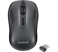 Souris Sans Fil Pour Ordinateur Portable Silencieuse 2,4G Usb Mini Souris Optique Ambidextre 1600 Dpi Avec 3 Niveaux Réglables Pour Windows 10/8/7/Xp/Mac/Macbook Pro/Air/Hp/Lenovo