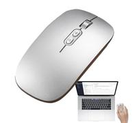 Souris sans fil rechargeable - 2,4 G USB de saisie vocale et entrée intelligente, souris optique 1600 DPI | Traducteur AI de langue, design ergonomique à silencieux, souris d'ordinateur
