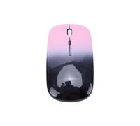 Souris sans Fil Rechargeable pour Ordinateur Portable avec Clics | Conception compacte, prend en charge plusieurs systèmes, fonction mode veille, léger pour les voyages, suivi haute résolution