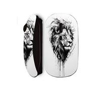 Souris sans Fil - Regal Roar Majestic Lion Tattoo Maniacase Noir Noir G
