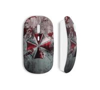 Souris Sans Fil - Resident Evil - Compatible Mac et PC - Clé USB WiFi - Blanc - Ergonomique