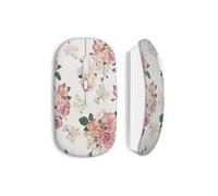 Maniacase – Souris sans fil Vintage – Clé USB Wi‑Fi, Compatible Mac et PC – Rose – Ergonomique