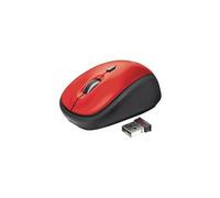 Souris Sans Fil Rouge Trust Yvi 19522