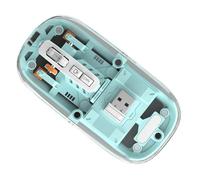 Souris sans fil, silencieuse, 3 modes de connexion, transparente, ergonomique et durable, Bluetooth