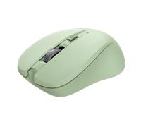 Trust Souris MYDO SILENT sans fil 2,4 GHz optique 1800 DPI 4 boutons vert