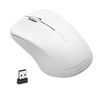 Souris sans fil silencieuse Rapoo 1680, souris 2,4 GHz avec récepteur USB, 1 000 DPI, 3 boutons, autonomie de 12 minutes, ambidextre, compatible PC/tablette/ordinateur portable, confort optimal toute 