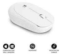 Subblim Souris sans fil silencieuse Business Plus – jusqu'à 1200 DPI – blanc