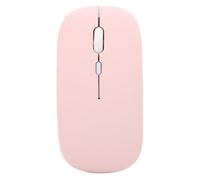 Souris sans fil Smart Mini Portable Souris sans fil réglable à 3 vitesses DPI pour informatique clavier Mode unique givré rose