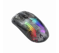 Souris sans fil, souris de jeu, trois modes, souris transparente