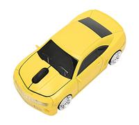 Souris sans Fil, Souris de Voiture de Course Créative avec Lumière LED, Capteur Optique 1600 DPI, Mode Veille Automatique, Mini Récepteur USB, Souris de Jeu pour Ordinateur