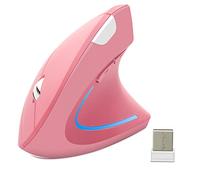 Souris sans Fil, Souris Ergonomique PC/Ordinateur, 2,4 G, silencieuse avec récepteur USB, 800/1200/1600 DPI, Souris 4 Boutons pour Ordinateur Portable/Windows, MacOS Linux, Chromebook, Microsoft Pro